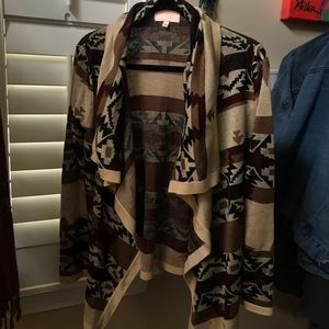 Necessary Clothing aztec cardigan